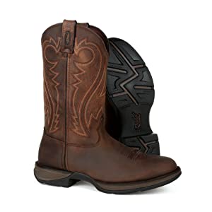 Boot  Durango  Men`s Rebel Chocolate Pull-On Western  DB5464